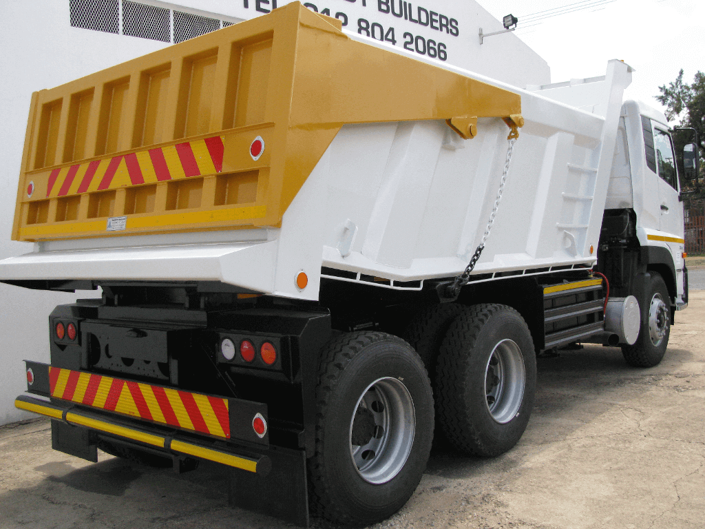 10m³ Tipper scow chain tailgate
